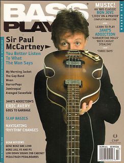 BASS PLAYER Magazine 10/2005 Bon Jovi Ween My Morning Jacket Paul