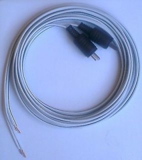Speaker Cable Pair B&O Bang & Olufsen, 2 pin DIN Plug variable length