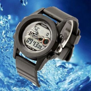 LED Men Lady Army Quartz Waterproof Analog Digital Sport Wrist Watch A