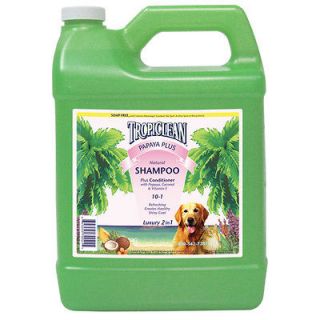 TropiClean Dog Shampoos Papaya Luxury 2in1 Pet Shampoo & Conditioner