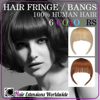 FRINGES / BANGS   100% HuMaN REMY HaIr   Many Colours   Hair