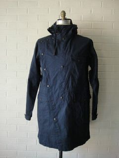 ENGINEERED GARMENTS Navy Blue Snap Front Mountain Parka NWT