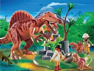 Playmobil Dinosaur Spinosaurus with Dino Nest 4174 Sealed Box RARE