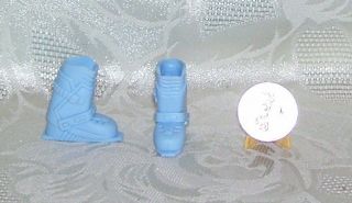 NEW MATTEL FOR BARBIE BABY BLUE SKI BOOTS SHOES