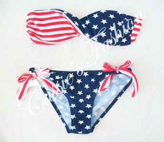 Bandeau Bikini Swimwear American Style