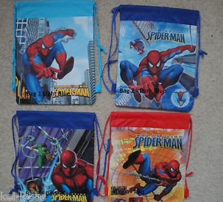 Spiderman Drawstring Bag Swimming PE Toy Clothes