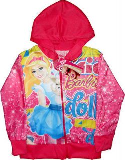 BARBIE DOLL Girls Jacket Coat Childrens Clothes Kids Clothing Toy Toys