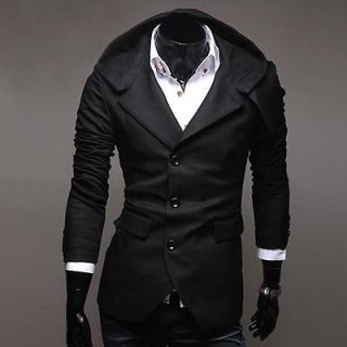 yangjie Fantasic Slim Premium Fashion Hooded Jacket Blazer 2 Colors M