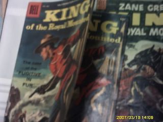 LOT WESTDELL KING OF THE ROYAL MOUNTED #27 (DOUBLE COV) & #13,18 ZANE