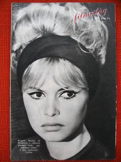 BRIGITTE BARDOT cover filmworld communist mag 1962