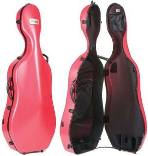 Bam France 1001S Classic Peony Red 4/4 Cello Case