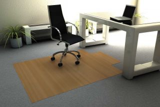 Bamboo Chair Mats with Lip