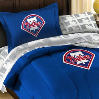 PHILLIES TWIN BED IN BAG   MLB Baseball Laces Comforter Bedding