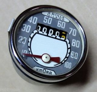 NOS A.Rolle Milano Speedometer Moped Moto Scooter Testi Benelli