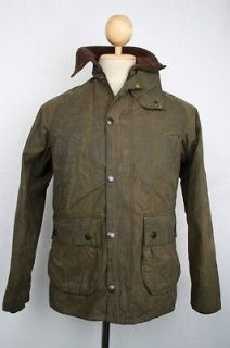 Superb BARBOUR Bedale Winter WAX Jacket Dark Green Small