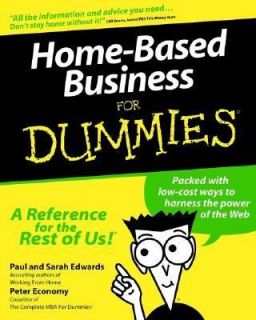 HOME BASED BUSINESS FOR DUMMIES. Paper back