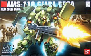 Bandai HGUC 091 GUNDAM AMS 119 GEARA DOGA 1/144 scale kit