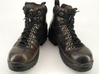Mens boots dark brown Ozark Trail Bandy II 7 M leather hiking trail