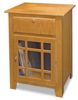 Crosley ST73 Turntable Record Player Stand   Oak