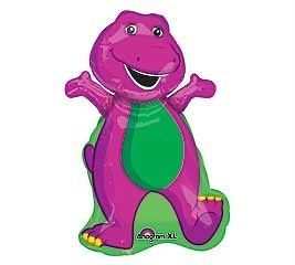 BARNEY SHAPED LARGE Mylar Balloon 34