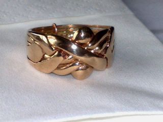 Band BRONZE PUZZLE RING New Choose What Size And Please Let Me