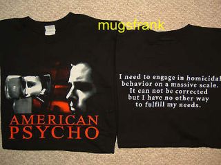 New American Psycho Movie Axe Reflection T Shirt