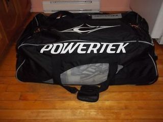 New Powertek 33 Ice Hockey Equipment Bag with wheels BLK/SL