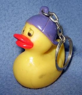 Easter Bubble Bath Minature Ernies rubber ducky Duck Mini Keychain