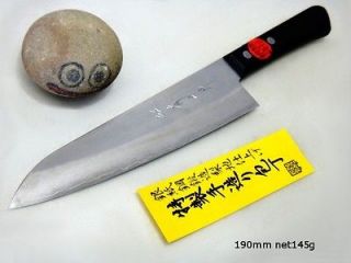 Tanaka stainless silver3 chef knife hand forged pear Gyuto 180