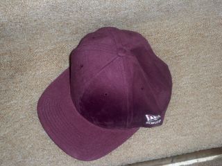 New Era Blank Burgundy Adjustable Hat/Cap
