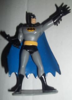 Batman Blue Black Cake Topper 4 Toy Action Figure Super Hero DC