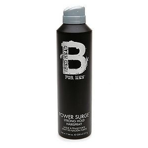 NEW TiGi^BEDHEAD FOR MEN^POWER SURGE^strong hold hairspray^7.64 oz