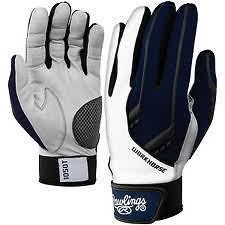 Workhorse BGP1050TY Navy X Large Youth Leather Batting Gloves NIW