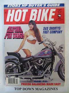 Hot Bike Magazine October 1991 The Diet Pepsi Kid, Brett Weston