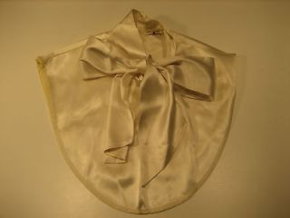 Vintage Ladies Womens Bow Chemisette Dickey Grottamaid Silk or Satin