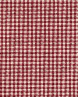 15 French Country Gingham Check Crimson Red Twin Bedskirt Cotton
