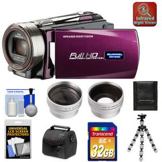 Bell & Howell DNV16HDZ Digital Video Camera Camcorder Kit w/ Night