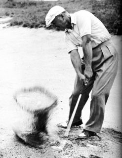 Byron Nelson Bunker shot golf picture Very Great shot
