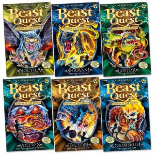Beast Quest Series 10 55,56,57,58,59 ,60 by Adam Blade 6 Books Free