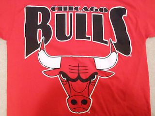 Vtg Nutmeg Chicago Bulls Crewneck T Shirt L Large Jordan Pippen 90s