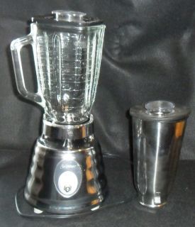 Chrome Beehive OSTERIZER classic blender with steel and glass jars