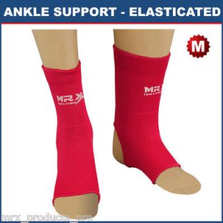 Pink Elasticated Anklet Brace Support Ankle Pain Injury Relief Leg
