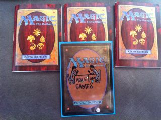 Fifth Edition Rulebook   1x MTG Magic Gathering 5th