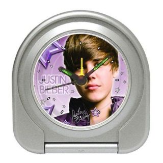 Justin Bieber Stars Collectible Photo Travel Alarm Clock
