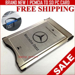 Original PCMCIA TO SD PC CARD ADAPTER Supoort SDHC for Mercedes Benz