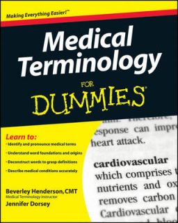 Terminology For Dummies by Beverley Henderson, Jennifer Lee Dorsey