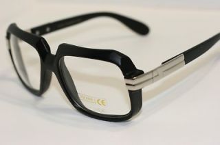 Gazelle Run Dmc Nerd Sun Glasses Rapper Vintage Big SQUARE Clear
