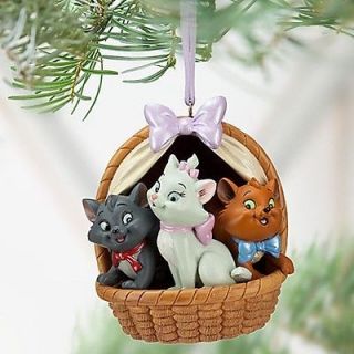 DISNEY 2012 ARISTOCATS MARIE, TOULOUSE & BERLIOZ ORNAMENT NEW IN BOX