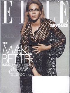 Beyonce The Make Better Issue Elle Magazine January 2009