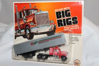 Zee Toys Big Rigs, Consolidated Freightways Semi Truck, Mint on Card